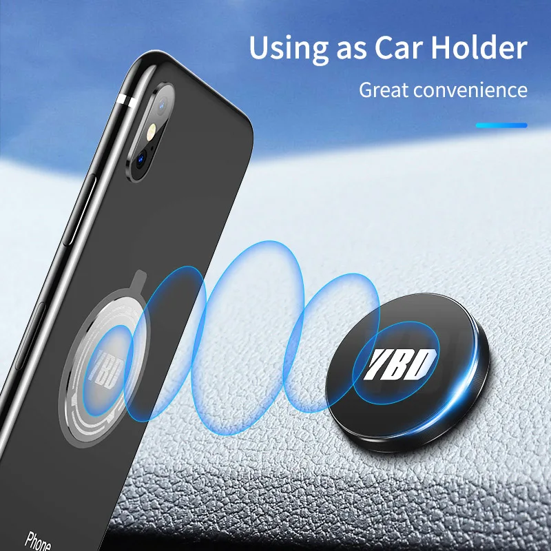 YBD магнитный автомобильный держатель для телефона для iPhone X, samsung, Xiaomi, магнитный держатель для телефона, автомобильный держатель для мобильного телефона