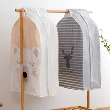 Домашний стерео мультфильм чехол для одежды для защиты от пыли пальто сумка для хранения пыли чехол для одежды