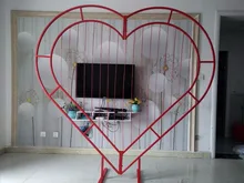 Marriage Truss Arch Love Arch Peach-core Iron Frame Heart Portal Frame Special-shaped Frame Heart Arch special design frame paintings peach blossom print 2pcs