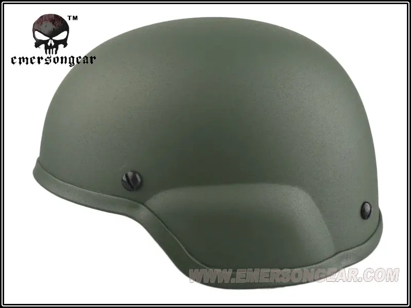 

EMERSON ACH MICH 2000 Helmet Tactical Military Airsoft Helmet EM8975 Black DE
