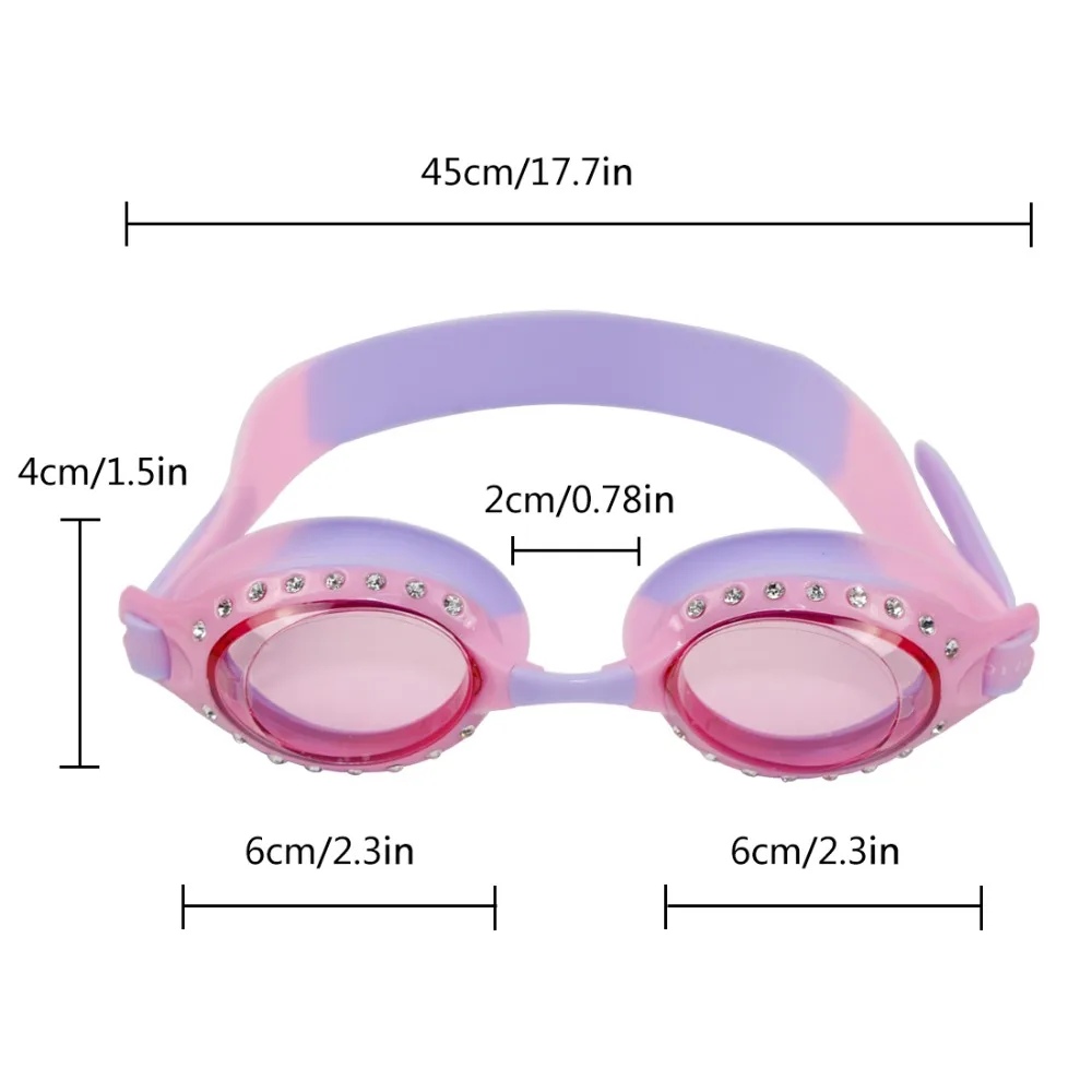 Детские очки для плавания Мягкие Силиконовые противотуманные ультрафиолетовые мигалки регулируемые спортивные очки для плавания водонепроницаемые очки для плавания