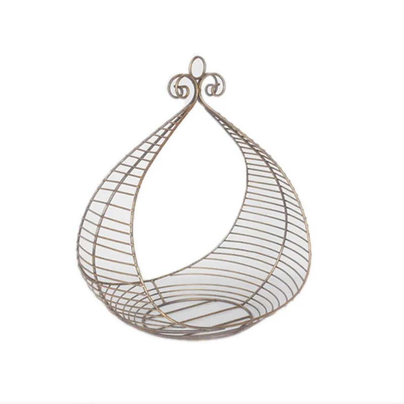 New Newborn photography props wrought iron basket newborn Unisex boy girl baby photography Shooting props (only the Basket )