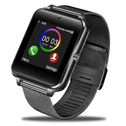 Bluetooth Smart часы Для мужчин Для женщин светодиодный наручные Smartwatch для Android Ios Телефонный звонок GSM SIM карты памяти Камера relogio Inteligente DZ09