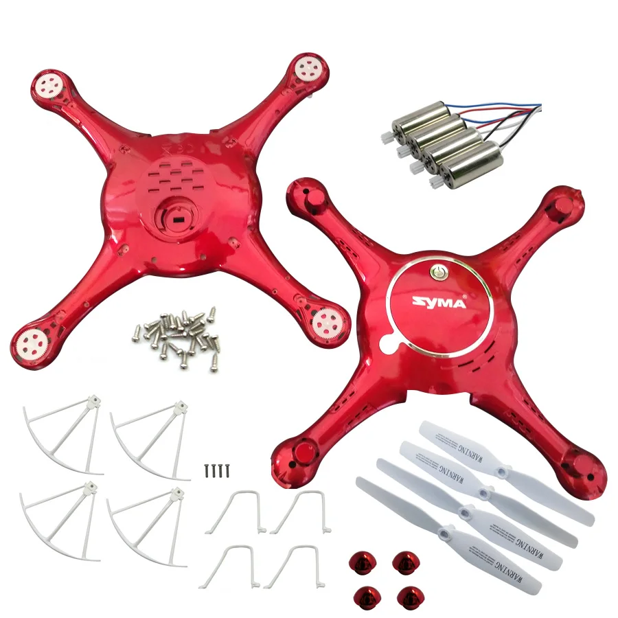 

SYMA X5UC X5UW Drone Spare Parts Engines Moter Main body Propellers blade Cover Landing Gear Protective Frame Kit Shell Screw