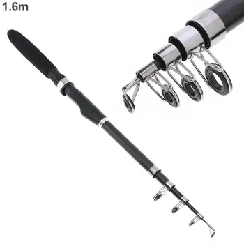 

Ultralight 1.6M Glass Fiber Telescopic Fishing Rod Mini Portable Sea Rock Ice Rod Fishing Tackle