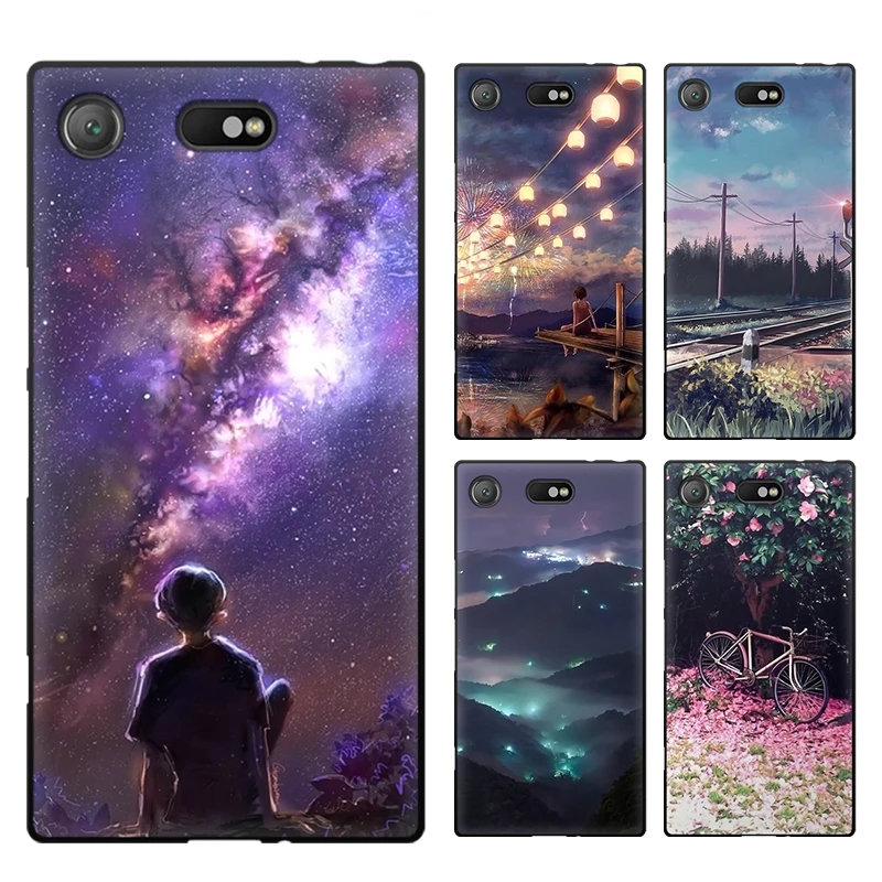 

Phone Case For Sony Xperia XZ1 Compact XZ1 mini Cover G8841 G8842 Cartoon Soft Tpu Silicone Case For Sony XperiaXZ1 Compact Case