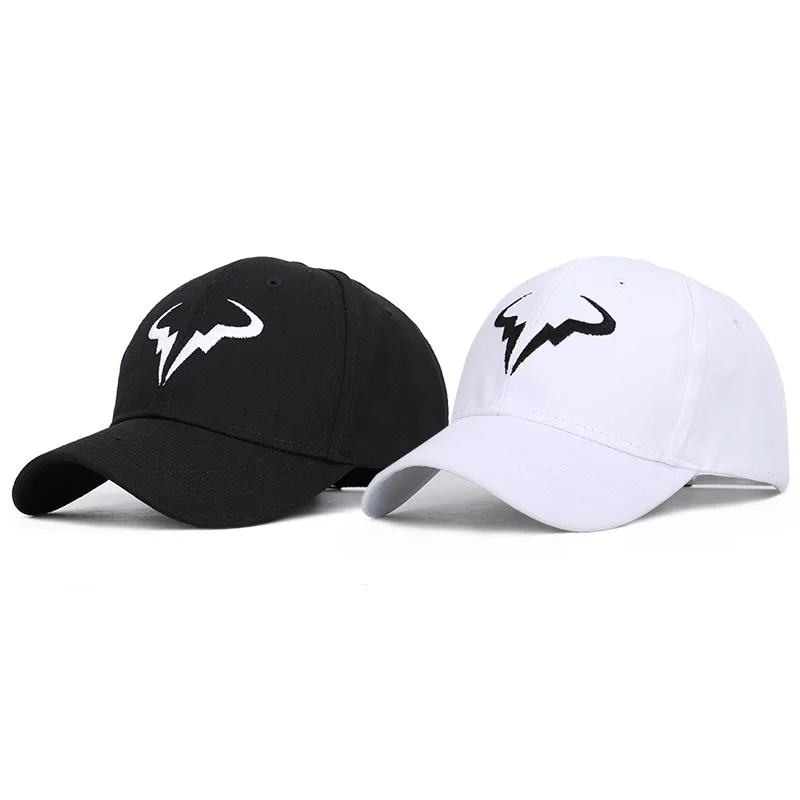 2019 المألوف رافائيل نادال قبعة بيسبول التنس لاعب لا هيكل أبي قبعة الرجال النساء Snapback قبعات العظام التطريز نادال القبعات