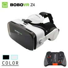 Bobovr z4/z4 mini gafas de realidad virtual 3d vidrios bobo caja 2.0 con auriculares vr google cardborad para 4.7-6.0 pulgadas smartphones