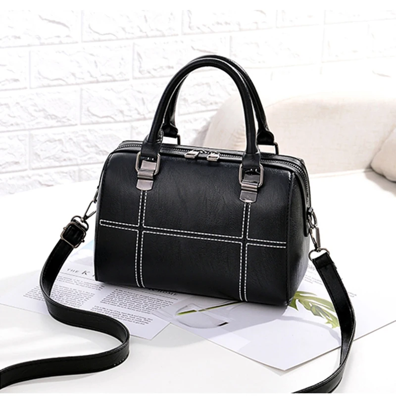 

2018 New Arrival Barrel-shaped Pu Totes Handbags & Crossbody Bags Casual Women Bags Designer Bolsas Feminina Sac A Main M1636
