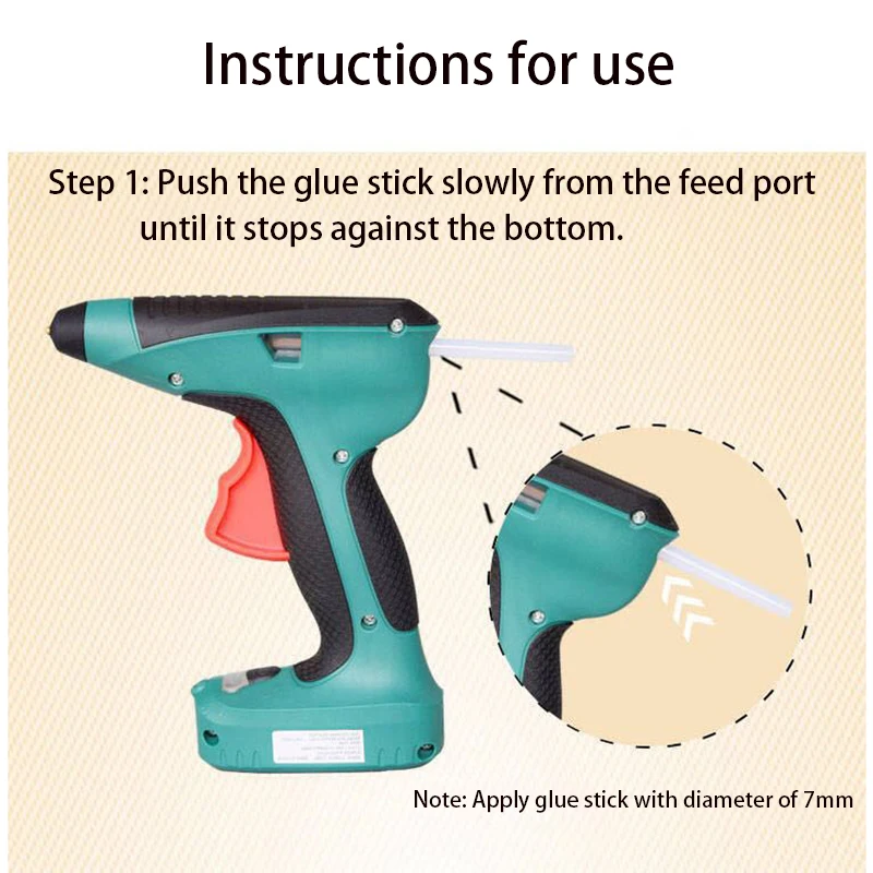 3,6 В термоплавкий клеевой пистолет с 7 мм клеевым стержнем Тепловой Мини-клеевой пистолет для ремонта пневматического DIY теплового инструмента беспроводной литиевый аккумулятор