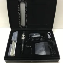 1 комплект ручка для бровей Eyeline Перманентная тату машинка для макияжа Набор в пределах иглы-наконечники педаль