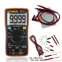 AN8009 True-RMS Auto Range Digital Multimeter NCV Ohmmeter AC/DC Voltage Ammeter Current Meter temperature measurement New