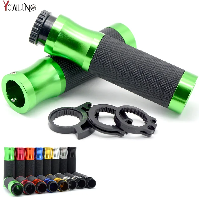 

7/8 Handlebar Grips Motorcycle Aluminum Hand Handle Grips Dirt Bike Pitbike Motorbike Handlebar For Kawasaki z1000 z800 ninja300