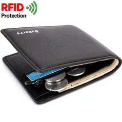 2019 RFID короткий Мужской кошелек на молнии портмоне модный тонкий мужской кошелек брендовый мужской кошелек маленький кошелек для денег