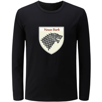 Game of Thrones House Stark House Bolton Long Sleeve T Shirt Men Women Girl Boy Unisex T-shirt Off White Fitness Cotton Tshirt