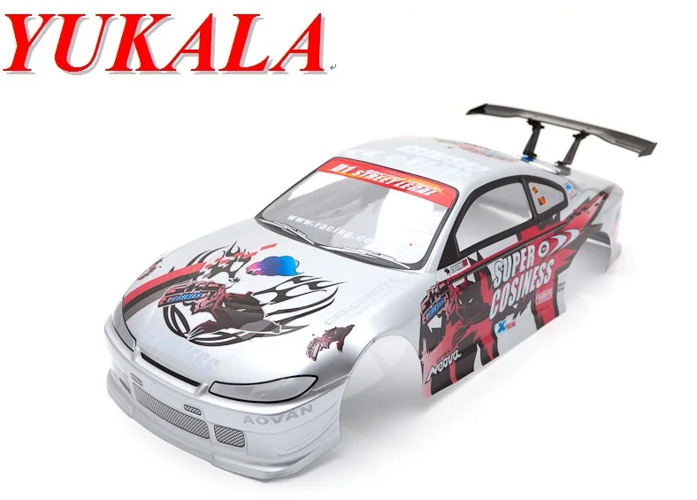 Корпус автомобиля YUKALA 1/10 R/C ПВХ Окрашенный корпус для гоночного rc 190 мм №: 007 2
