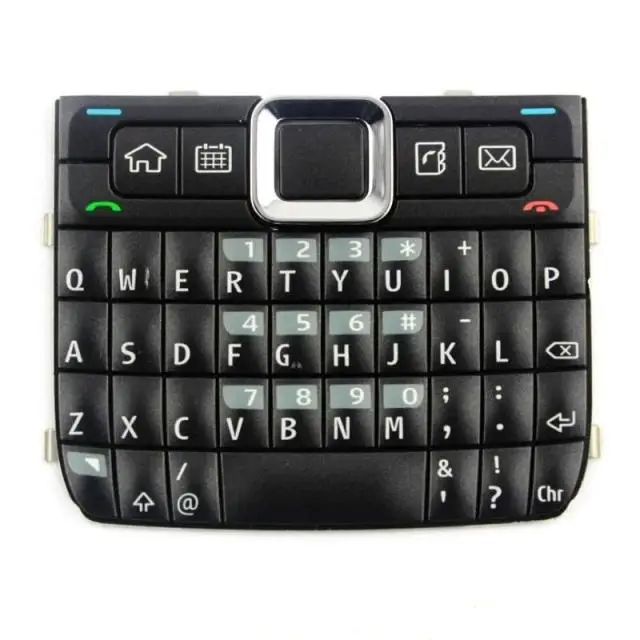 Keypad Keyboard Buttons for Nokia E71 White Grey