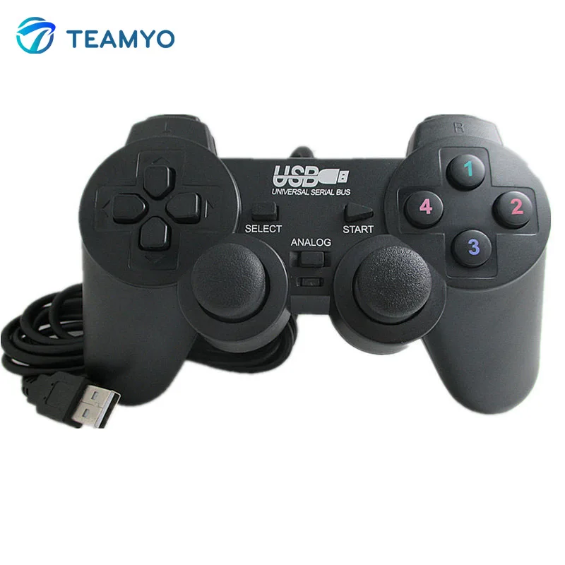 

Usb Wired PC Game Controller Lynx Box Gamepad Dual-Motor Shaking Compatible With All Brand Computers for Win7/Vista/Driecte