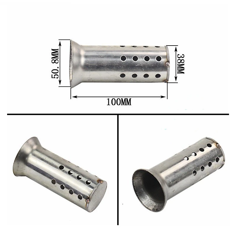 51/60 мм мотоциклетные дБ убийца глушитель Регулируемый Шум звук выпрямитель для глушитель выхлопных газов