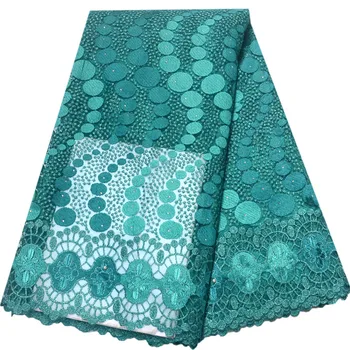 

2018 New Arrival African Cord Lace Guipure Lace Fabric.High Quality Multicolor African Lace Fabric 5yards/lot HJ1156-1