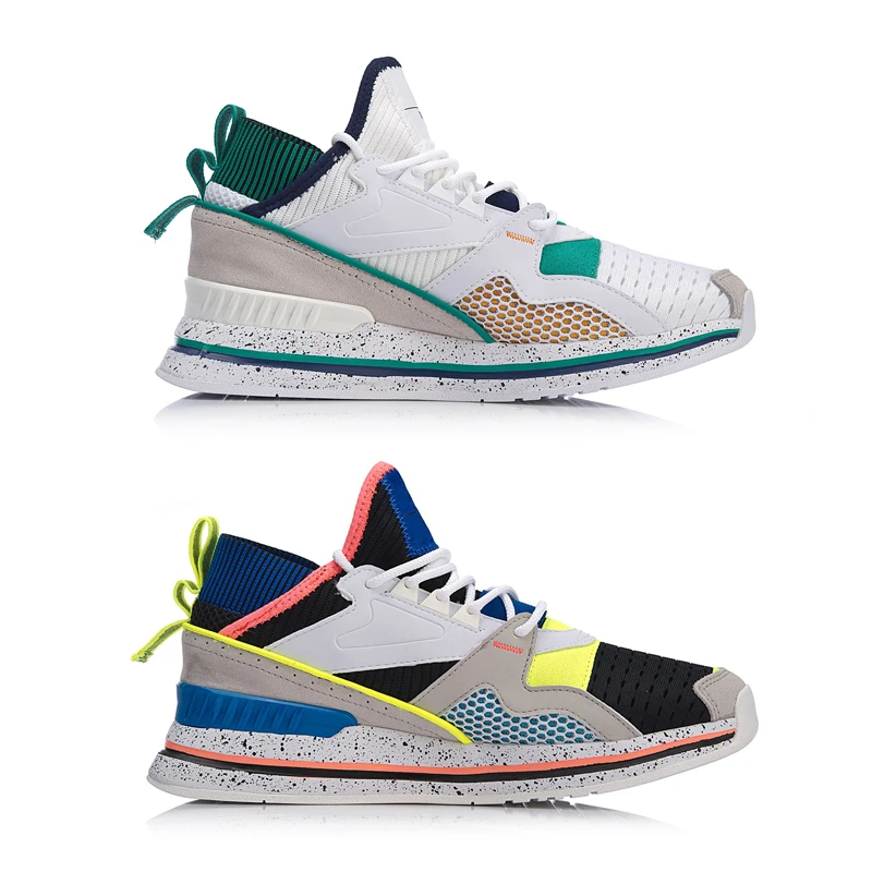 (Распродажа) Li Ning для мужчин 001 SHAKE классический стиль жизни обувь моно пряжи ретро