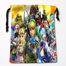 Fl-Q124 Легенда о Zelda и 6 Пользовательские печатных получать сумка степень сжатия сумки мешки drawstring Размер 18X22 см 711-# Fl124
