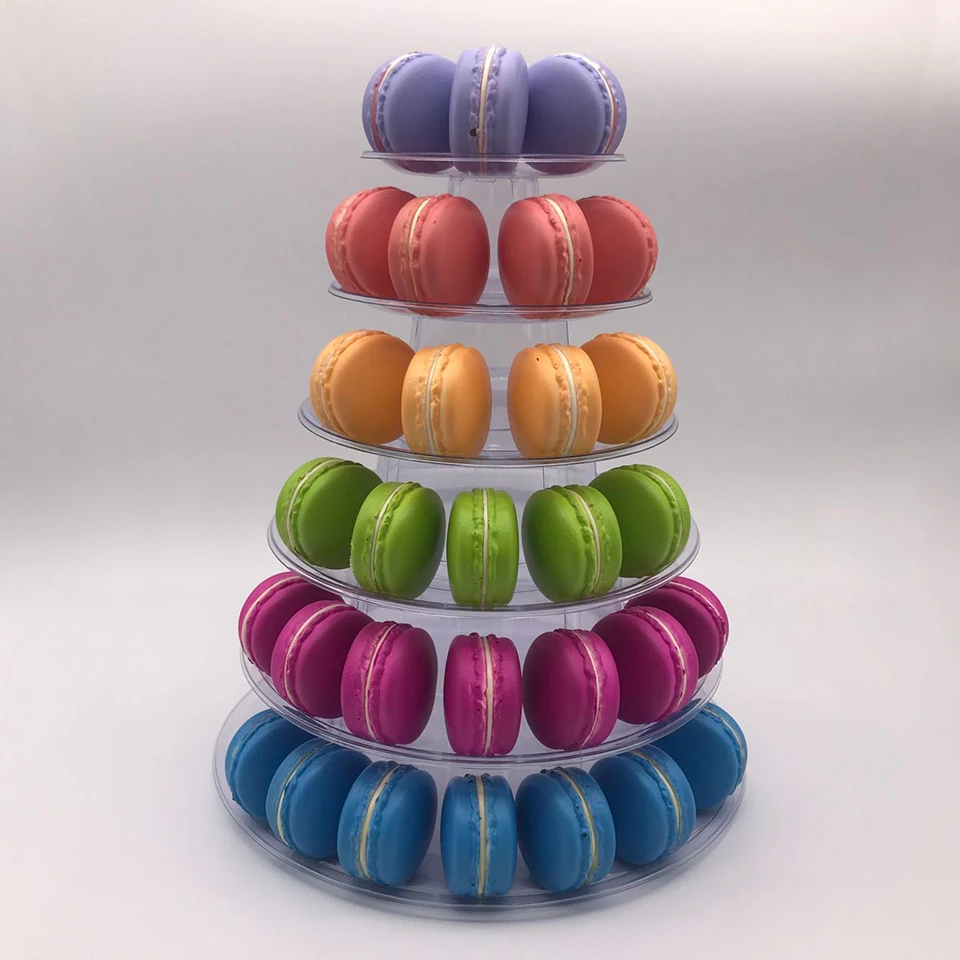 Transhome Cupcake Stand Macaron Tower 4/6/10layer Macaron