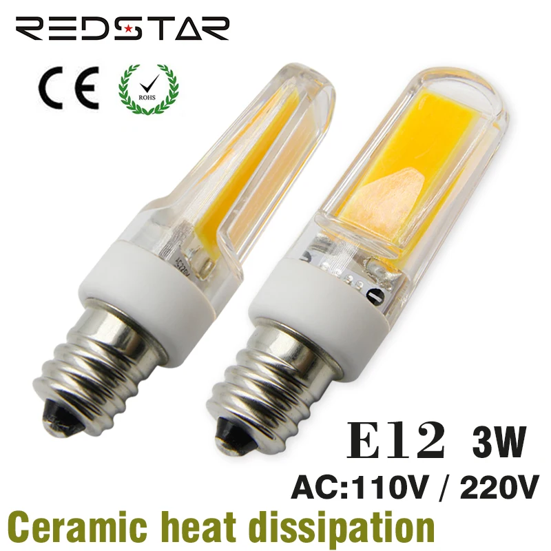 E12 led lamp jd t3 t4 light bulb 110 130V 3W 4W 5W replace 25W 30W 35W