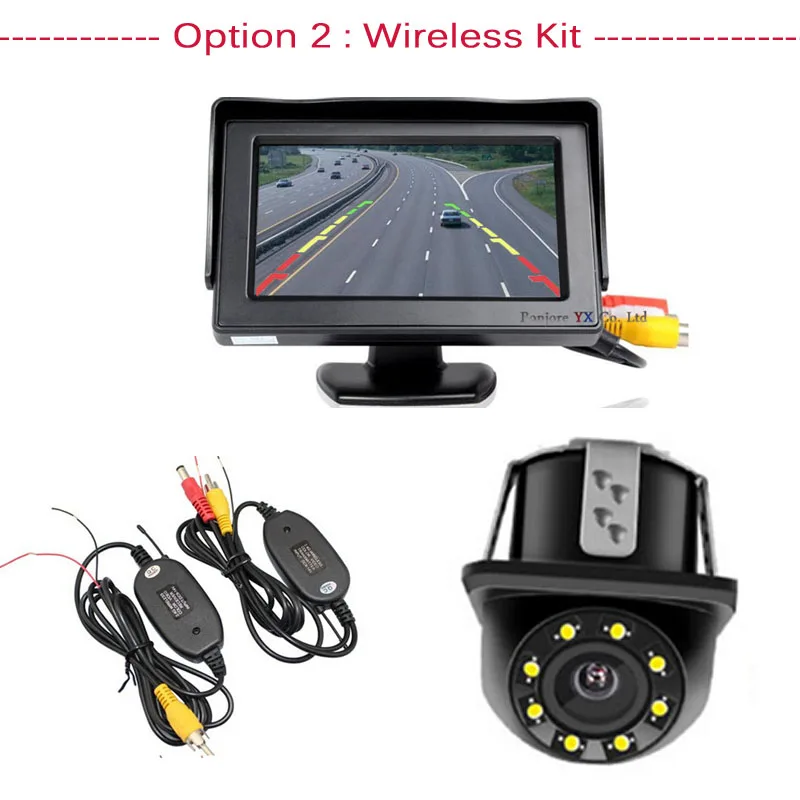 4.3inch TFT + DVD+ cM camera