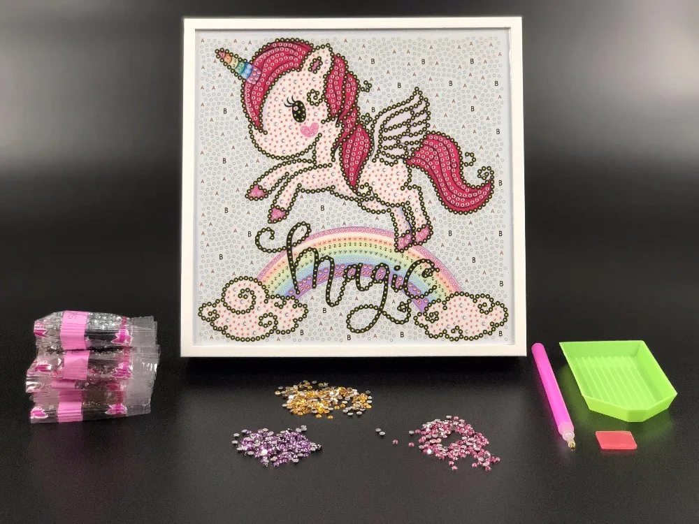 

FULL Drill Round Diamond Embroidery 5D DIY Cartoon Animals Diamond Painting Cross-Stitch Home Decor Unique Gifts