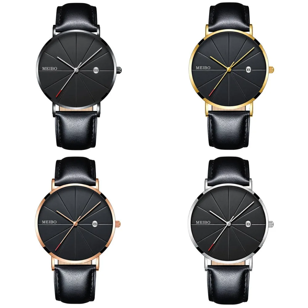 Relogio Masculino Watches Men Luxury Brand Ultra-thin Complete Calendar Leather Watch Men's Watch erkek kol saati reloj hombre Relogio Masculino Watches Men Luxury Brand Ultra-thin Complete Calendar Leather Watch Men's Watch erkek kol saati reloj hombre