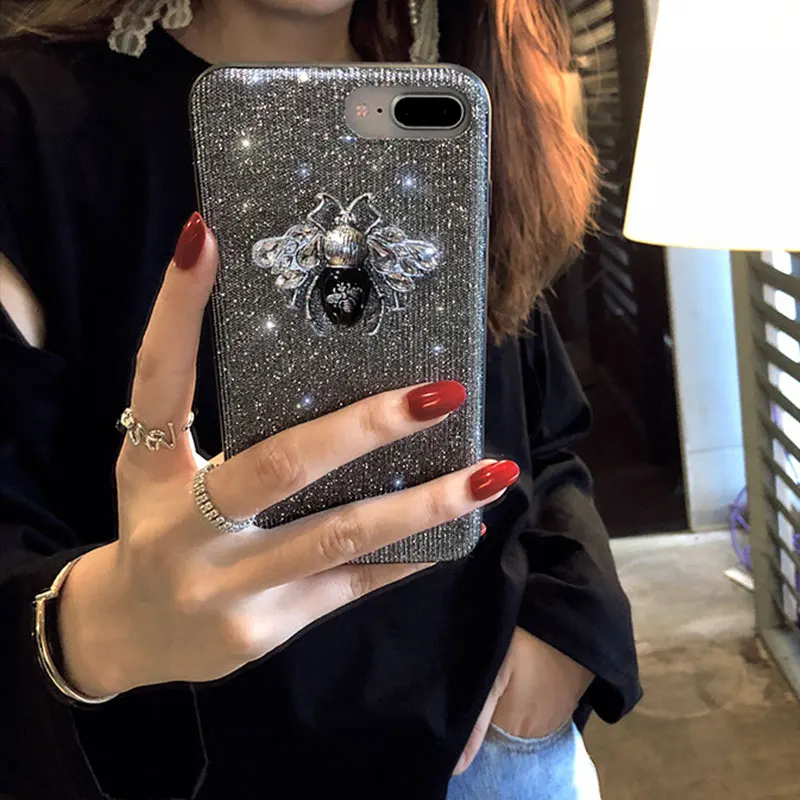 bling bling luxury cute iphone 6 6s 7 8 plus x xr xs max case  (9)