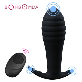 Sex Anal Vibrator Adult Sex Toys Remote Dildo Anal Plug G spot Stimulator For Men Prostate Massager Silicone Vibrator For Women 1
