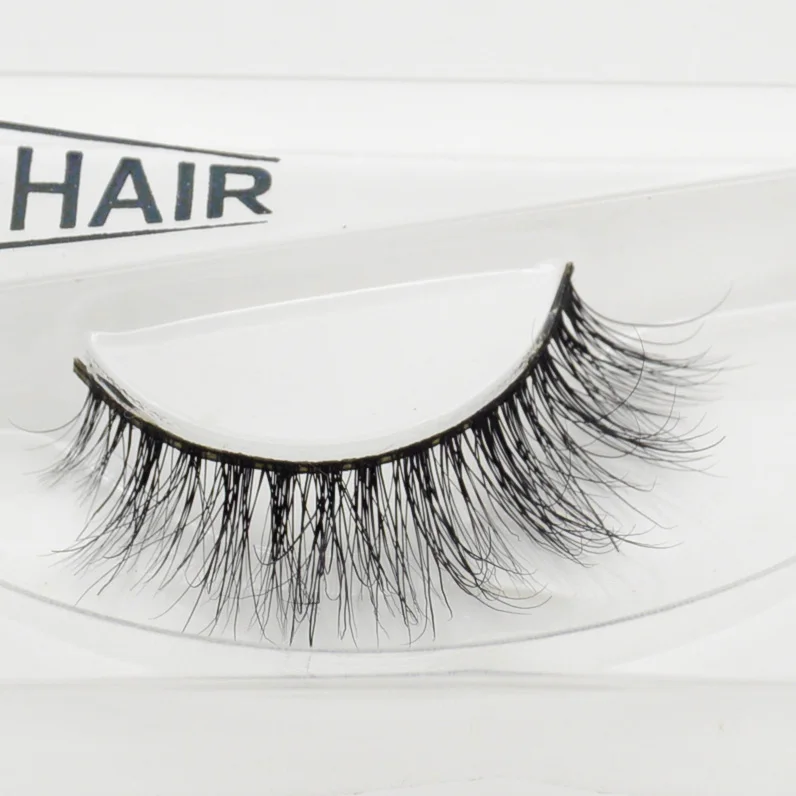 

visofree 1 pair 3d mink lashes wholesale 100% real mink fur Handmade crossing lashes individual strip thick lash 13