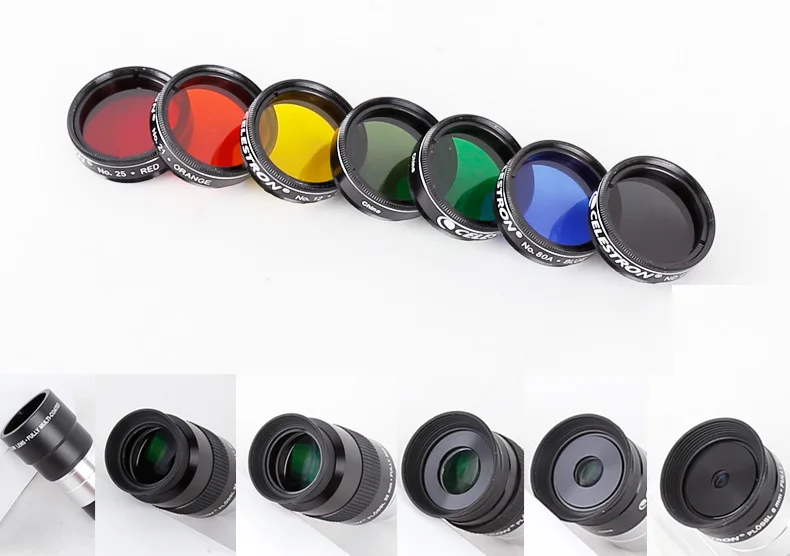 Celestron 1.25” Eyepiece and Filter Accessory Kit 14 Piece