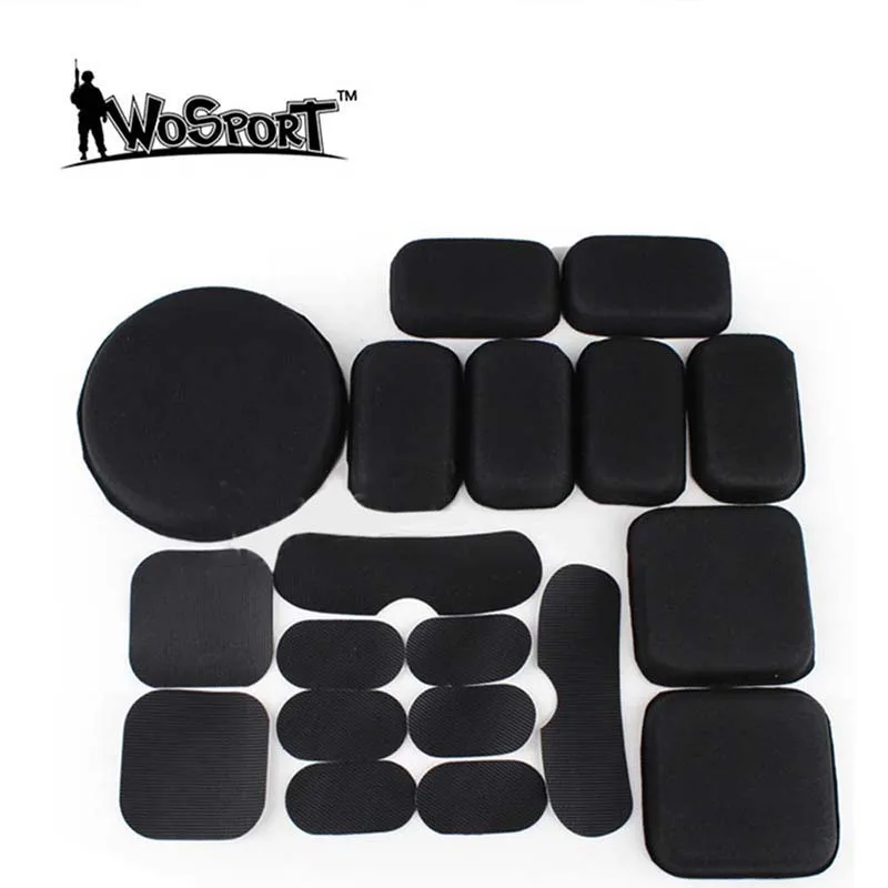 

Outdoor Sport Helmet Pads 13/19Pcs Military Tactical Protective Helmet Pad EPP Memory Sponge Pad EVA Cycling Helmet Accessories