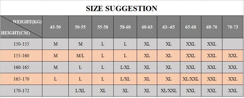 SIZE CHART-2