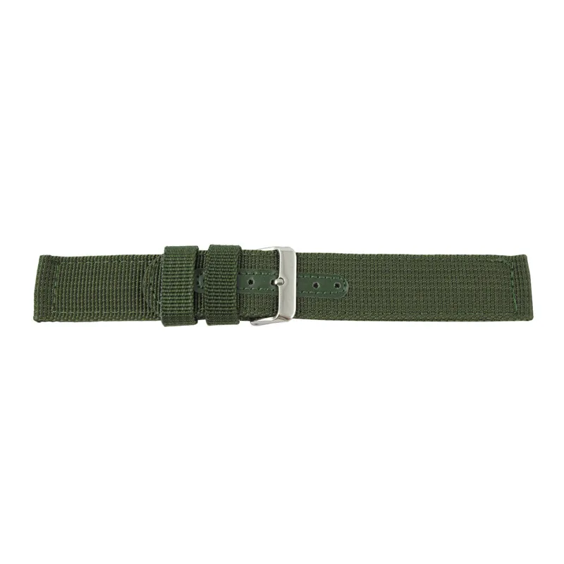 Армейский холщовый нейлоновый тканевый ремешок для часов 18 мм 20 мм 22 мм 24 мм мужской ремешок для часов зеленый черный синий коричневый простой женский спортивный ремешок для часов