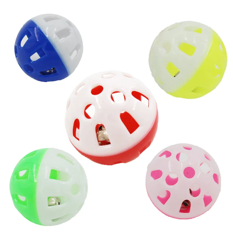 Buy 10pcs Plastic Small Cat Toys Ball Pet Sound Cat