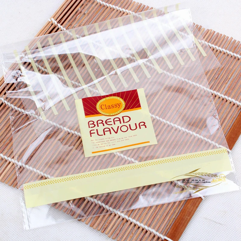 10pcs Plastic Baking Packaging, Toast Bag, Party Bag,Bread Bagin