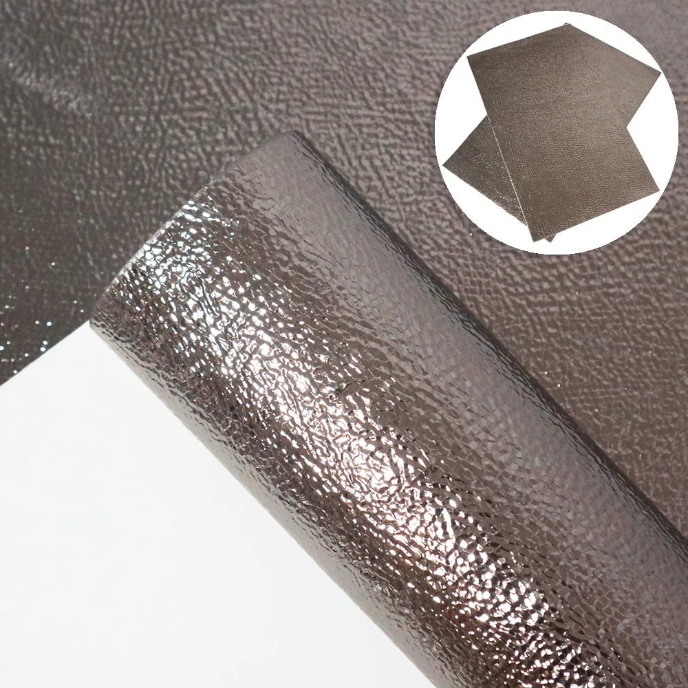 20*34cm Solid Color Laser Metal Explosion Crack Synthetic Leather,DIY Handmade Materials For Making Crafts Handbag,1Yc7248