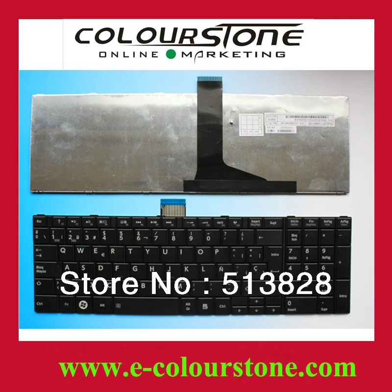 Teclado laptop keyboard For TOSHIBA C850 C850D C855 series SP black MP ...