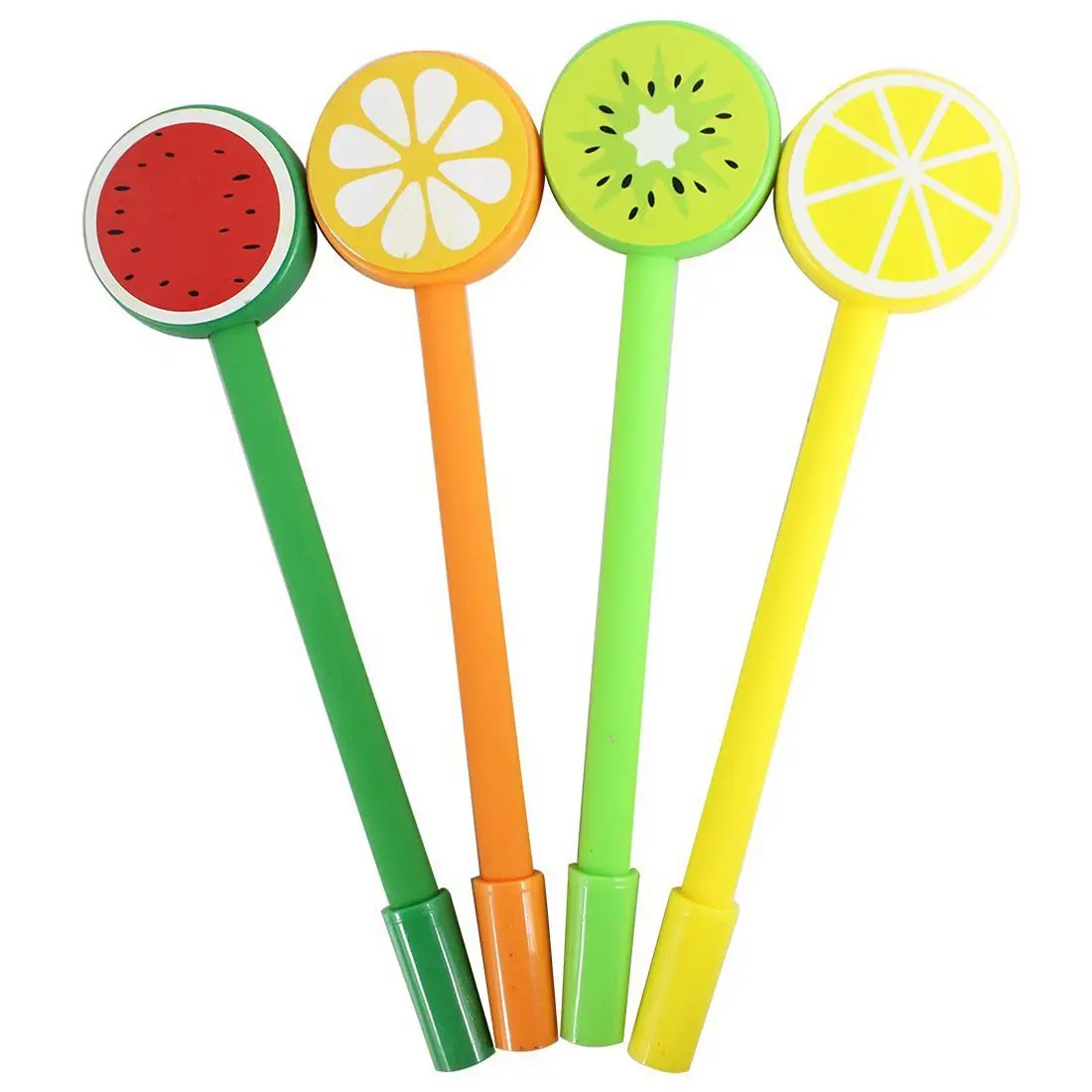 

Fresh fruit creative cartoon Rollerball Gel Ink Refill Pen Set,A group of 12,Random Color