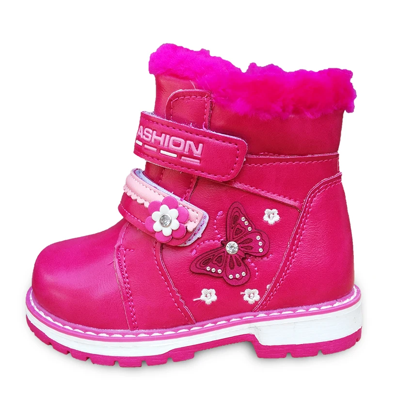 1 пара детские зимние ботинки из ПУ кожи|children boots|soft snow bootsboots brand |