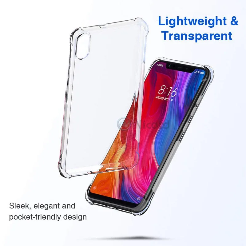 TPU Case for Xiaomi Mi 8SE 8 Explorer Clear Phone Case for Xiomi 8 mi8 lite 8SE Transparent Soft Silicone Phone Back Cover  (5)
