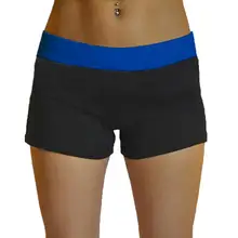 Женские повседневные Лоскутные эластичный пояс для йоги свободные летние шорты выше колена