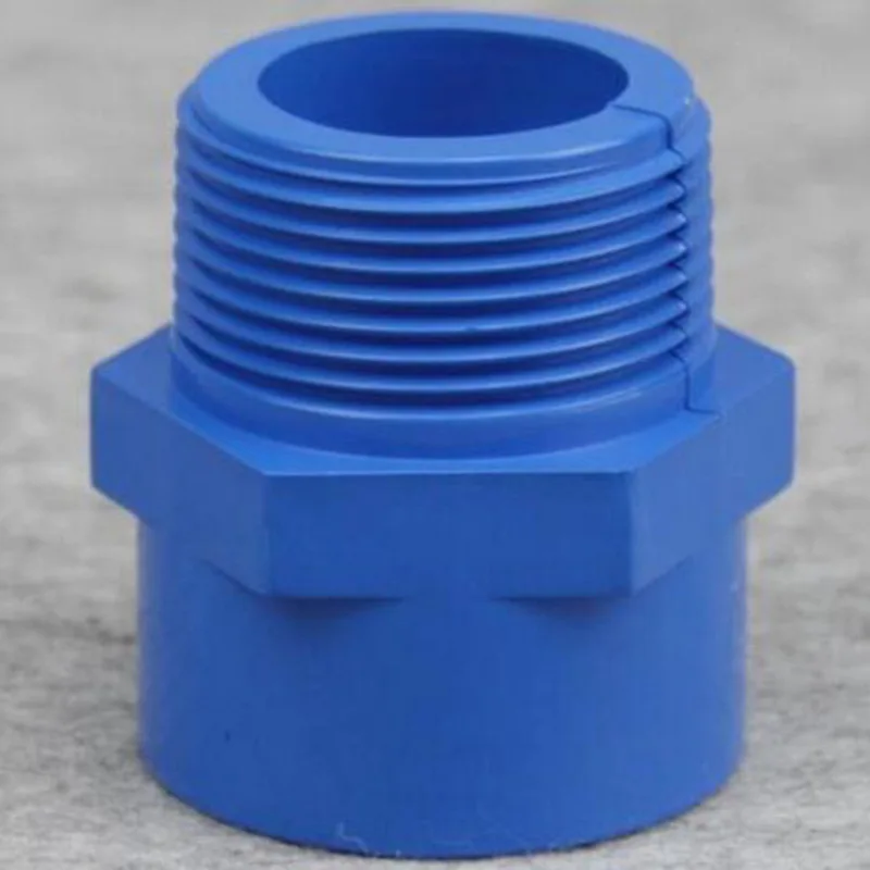 10 Pcs/Lot UPVC DN15(20mm) Male Coupling Connector High Quality Plastic