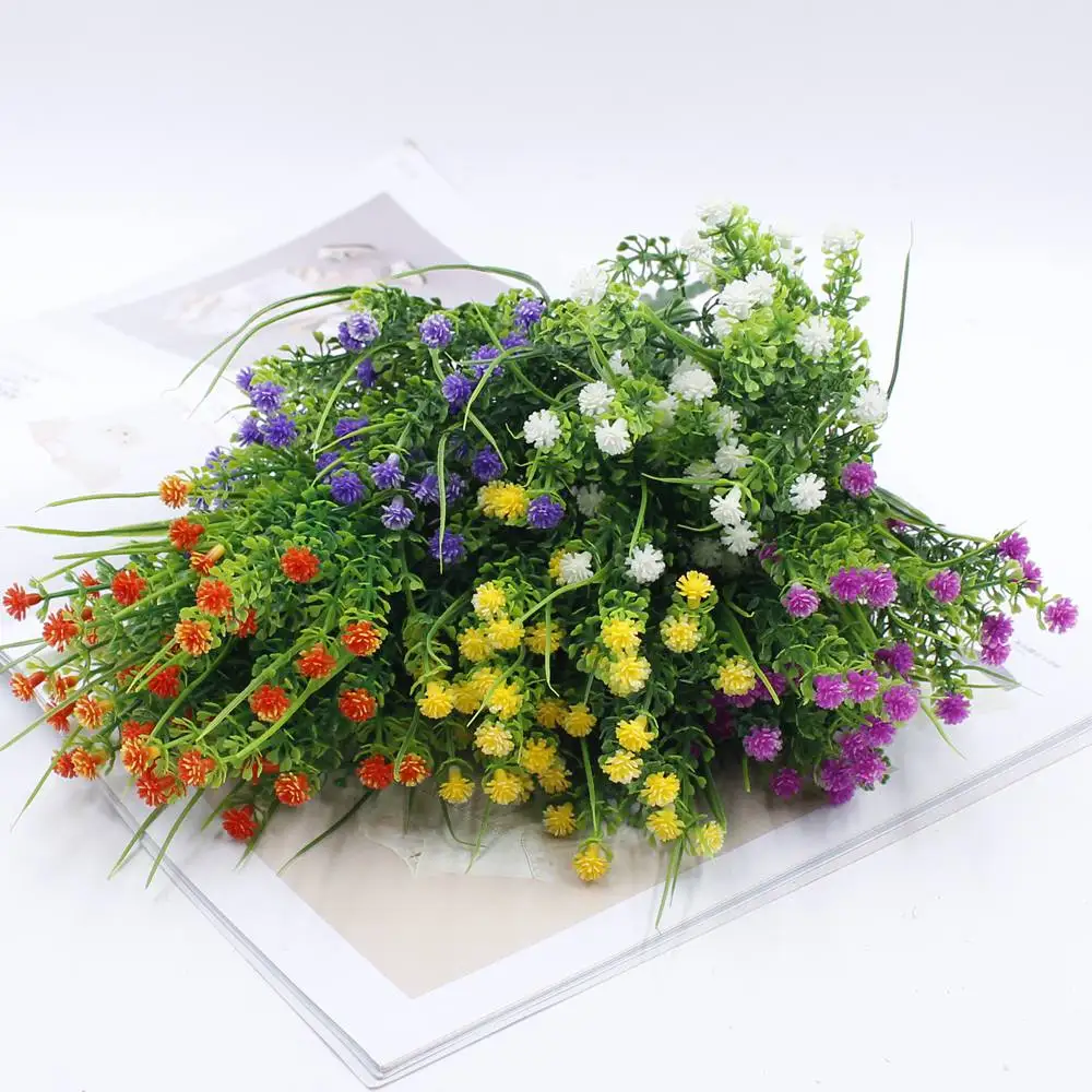 1 pack of 40 small flowers artificial plants fake flowers