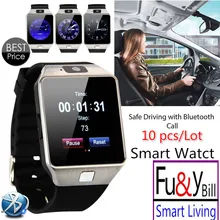 (10pcs/Lot)DZ09 Bluetooth Smart Watch with Camera for Samsung S5 / Note 2 / 3 / 4, Nexus 6, Sony and Other Android Smartphone