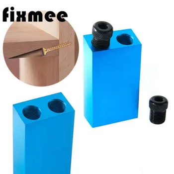 

Pocket Hole Jig Kit 6/8/10mm 15degree Angle Adapter Drill Guide Woodworking Adapter 15 Degree Angle Adapter Drill Guide
